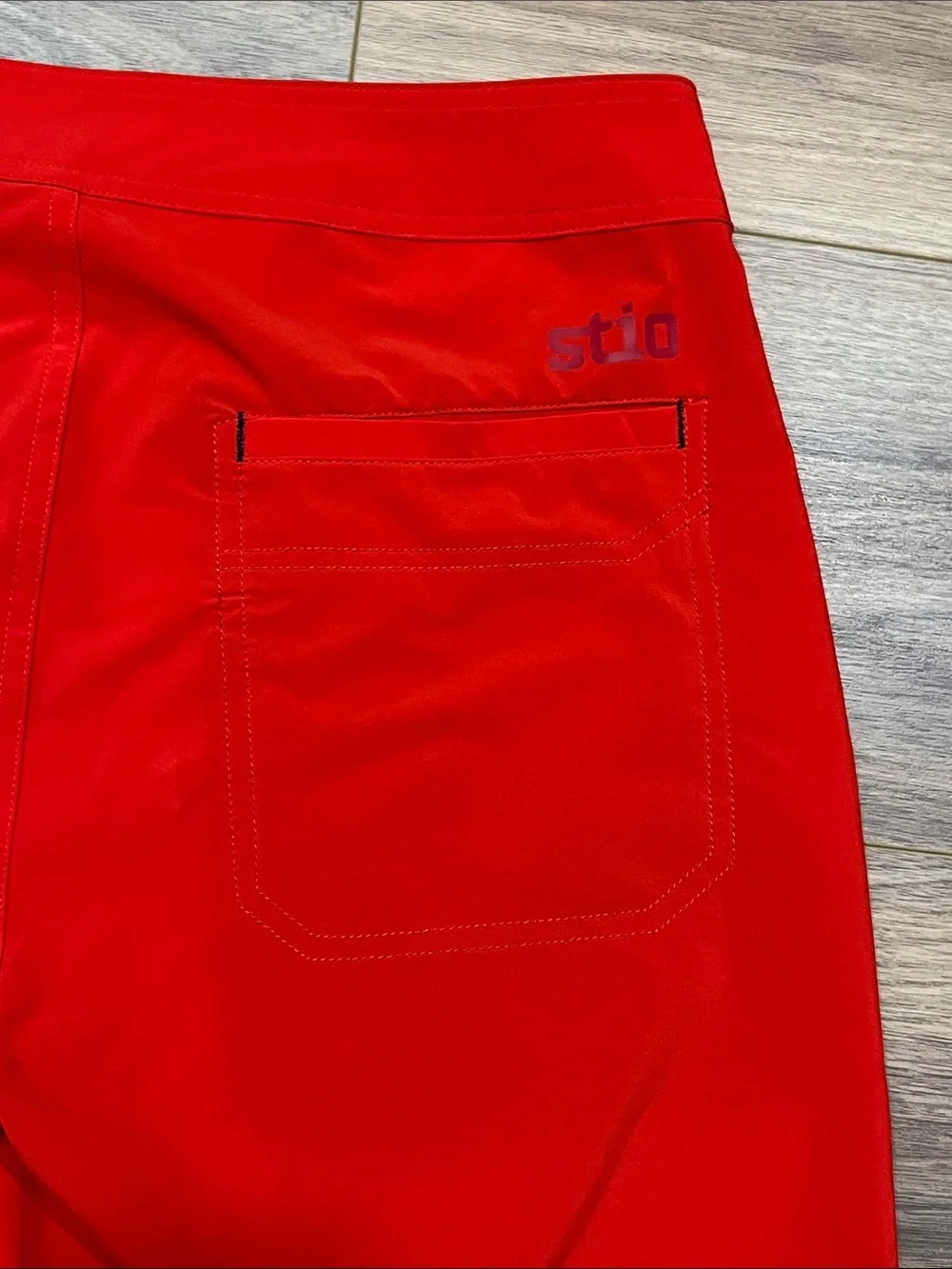 Stio Men's CFS Board Shorts in Bright Red Size 32